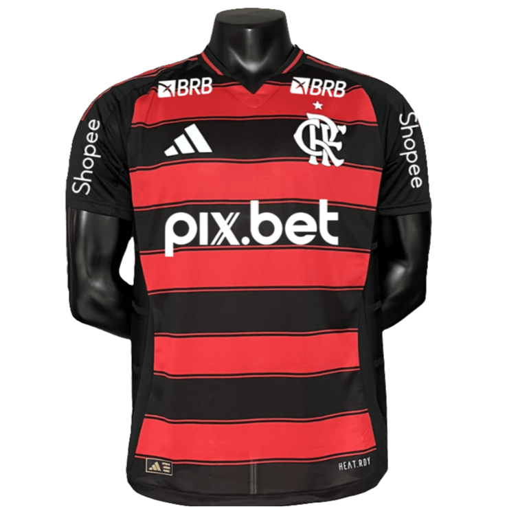 Camisa Flamengo 25/26 I - Todos os Patrocinadores - Versão Jogador 