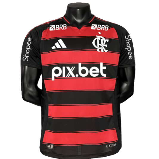 Camiseta local del Flamengo 25/26 I - Todos los patrocinadores - Versión para el jugador 