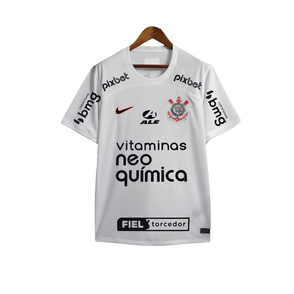 Camiseta local del Corinthians 23/24 I - Todos los patrocinadores - Versión para aficionados 
