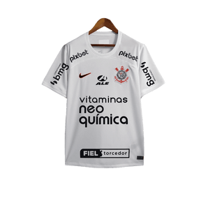 Camisa Corinthians 23/24 I Home - Todos os Patrocinadores - Versão Torcedor 