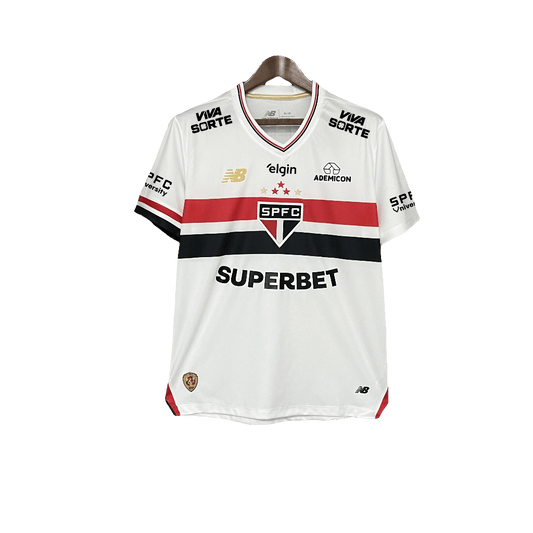 Camiseta de local del Sao Paulo 25/26 I - Todos los patrocinadores - Versión para aficionados 