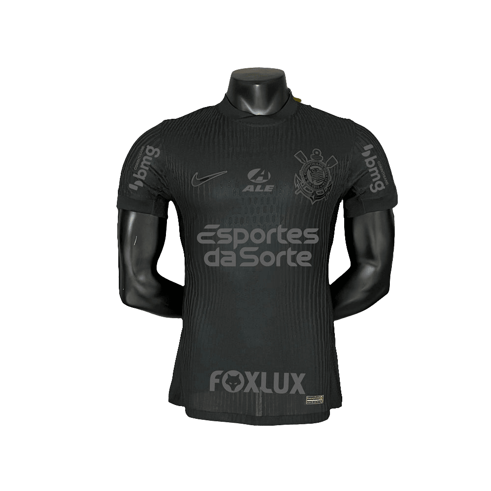 Camiseta de visitante del Corinthians 24/25 II - Todos los patrocinadores - Versión para el jugador 