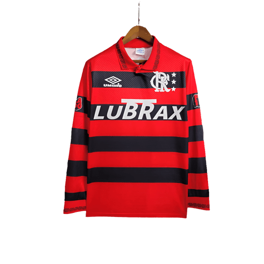 Camisa Flamengo 94/95 I - Manga Longa - Versão Retrô 