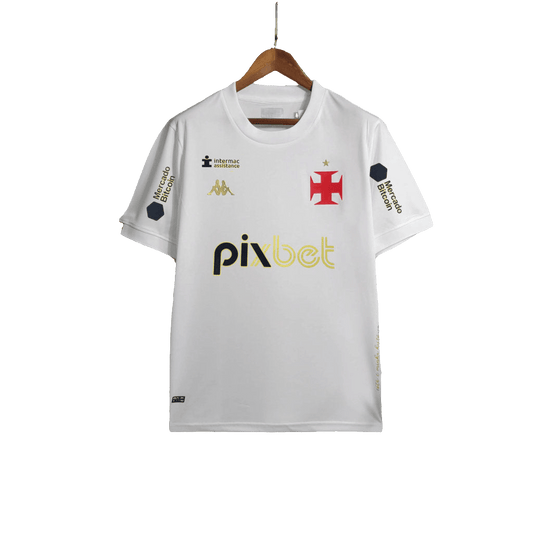 Camisa de Goleiro Vasco 23/24 - Branca - Todos os Patrocinadores - Versão Torcedor 
