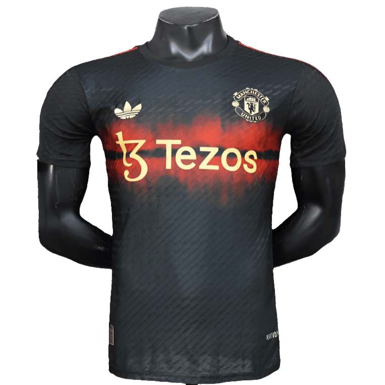 Camisa de treino Manchester United 25/26 - Preta - Versão Jogador 