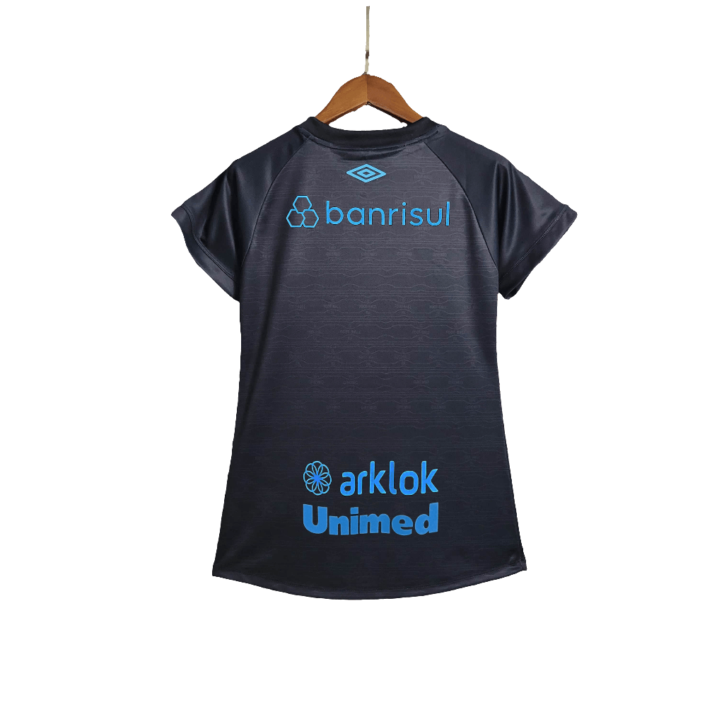 Camisa Terceiro Grêmio 23/24 III - Todos os Patrocinadores - Feminino 