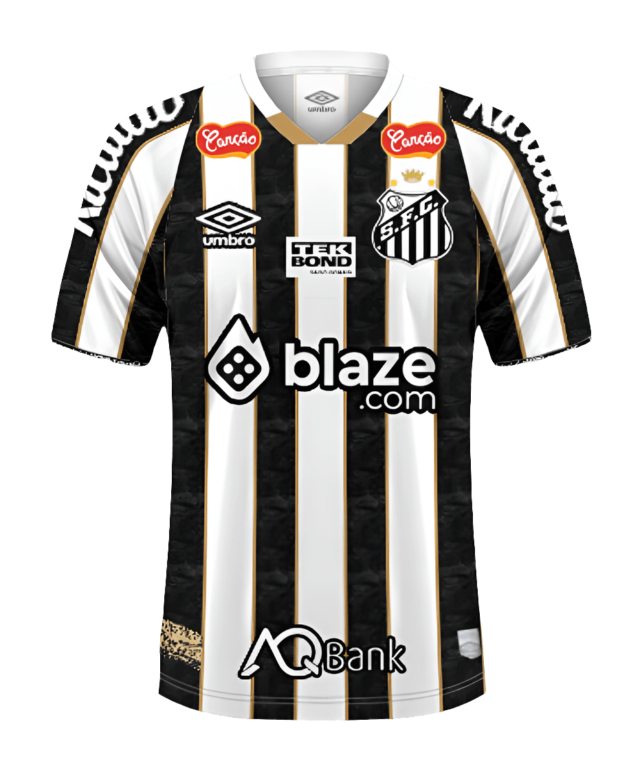 Camisa Santos II 24/25 - Todos os patrocinadores - Versão Torcedor 