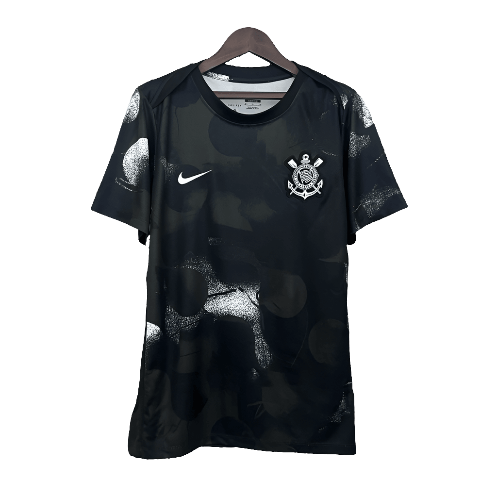 Camiseta de entrenamiento del Corinthians 25/26 - Negra - Versión para aficionados 