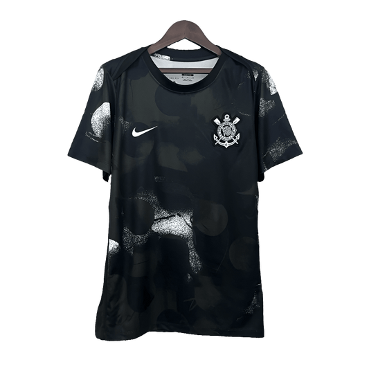 Camiseta de entrenamiento del Corinthians 25/26 - Negra - Versión para aficionados 