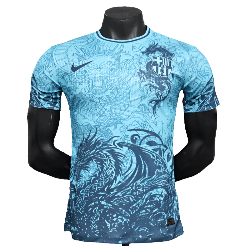 Camisa Barcelona Edição Especial 25/26 - Azul Claro - Versão Jogador 