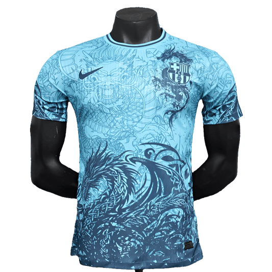 Camisa Barcelona Edição Especial 25/26 - Azul Claro - Versão Jogador 