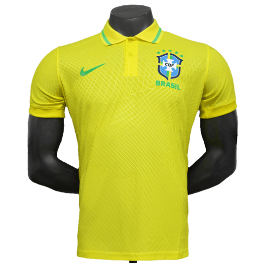 Camiseta Polo de Brasil 25/26 - Amarilla - Versión de jugador 