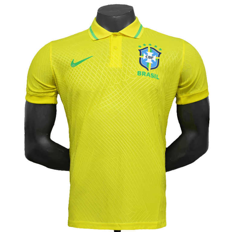 Camisa Brasil Polo Edition 25/26 - Amarela - Versão Jogador 