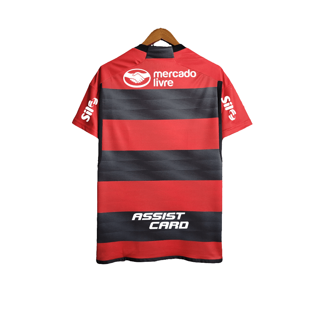 Camiseta local del Flamengo 23/24 I - Todos los patrocinadores - Versión para aficionados 