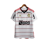 Camisa reserva Flamengo 23/24 II - Todos os patrocinadores - Versão Torcedor 