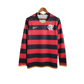 Flamengo 2009 I Home Jersey - Long Sleeve Retro Version