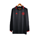 Camisa Flamengo Edição Especial 19/20 - Preta - Manga Longa Versão Retrô 