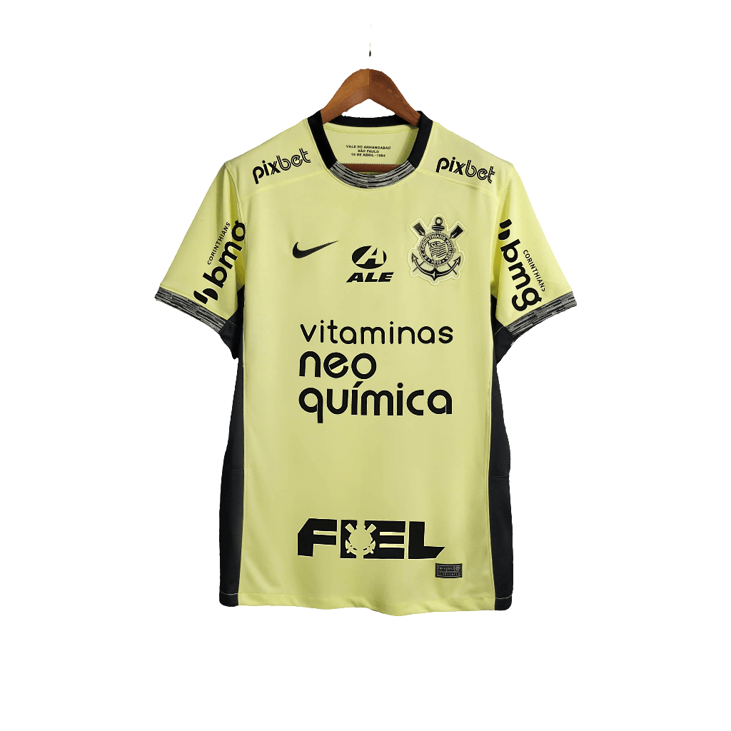Camiseta de tercera equipación del Corinthians 23/24 III - Todos los patrocinadores - Versión para aficionados 
