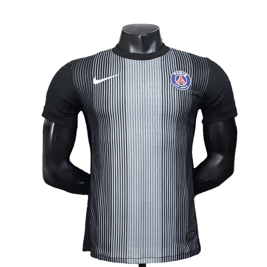 Camisa de goleiro do Paris Saint-Germain (PSG) 25/26 - Preta - Versão Jogador 