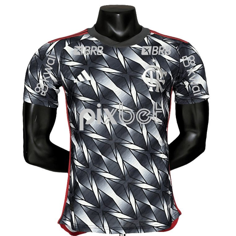 Tercera camiseta del Flamengo 24/25 III - Todos los patrocinadores - Versión para el jugador 