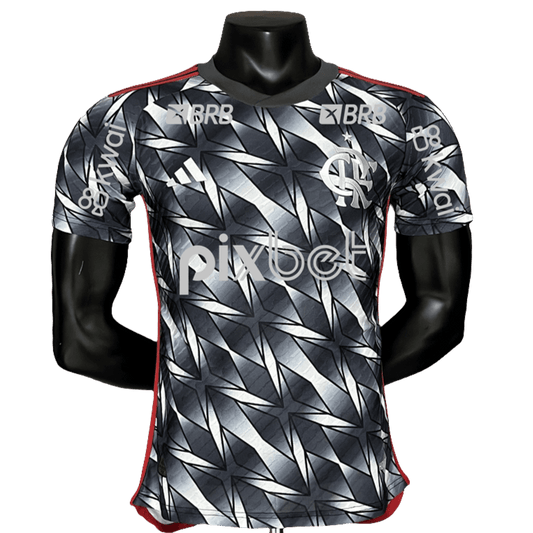 Tercera camiseta del Flamengo 24/25 III - Todos los patrocinadores - Versión para el jugador 