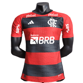 Camisa Flamengo 23/24 I - Todos os Patrocinadores - Versão Jogador 