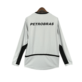 Flamengo 02/03 Goalkeeper Grey Jersey - Long Sleeve Retro Version