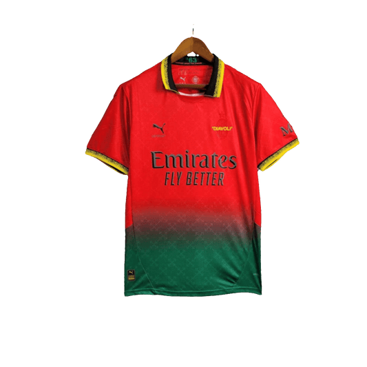 Camiseta conmemorativa del AC Milan 25/26 - Roja - Versión para aficionados 