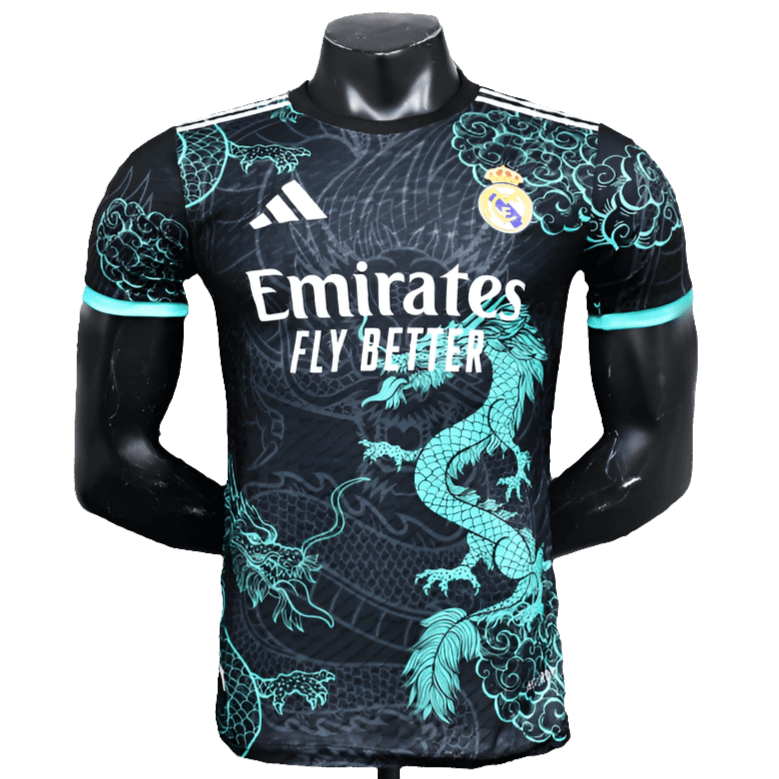 Camiseta Edición Especial del Real Madrid 25/26 - Negra y Celeste - Versión Jugador 