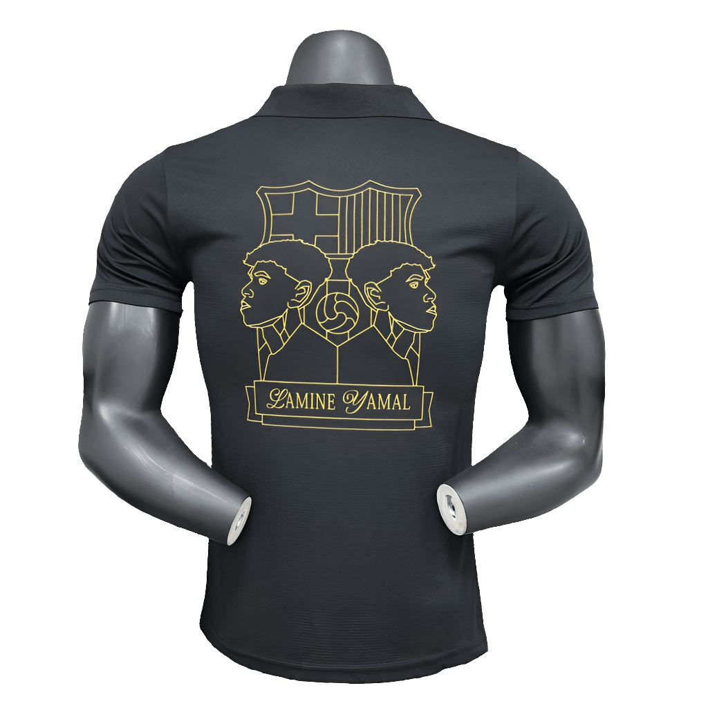 Camiseta Barcelona 25/26 Negra - Edición Especial - Versión Jugador 