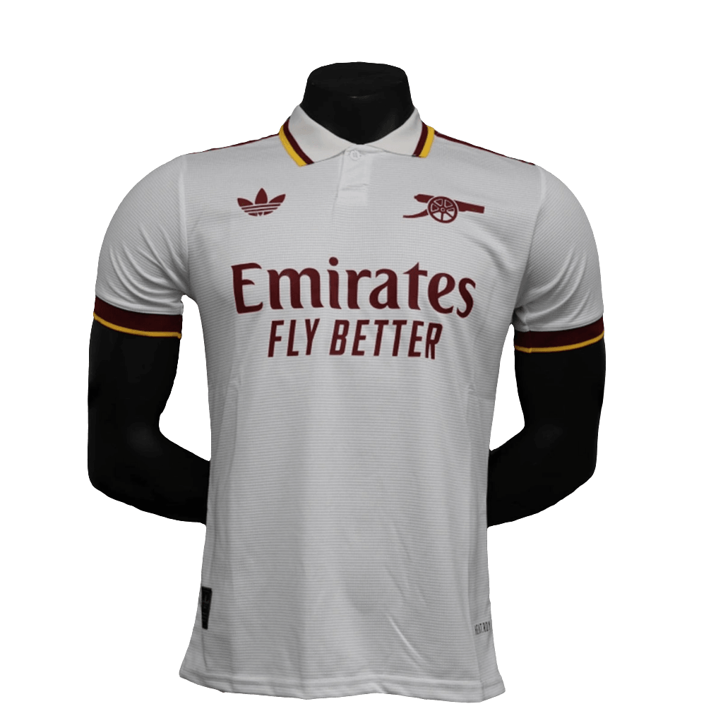 Camisa Arsenal Edição Especial 25/26 - Branca - Versão Jogador 
