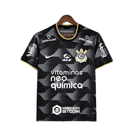 Camiseta de visitante del Corinthians 22/23 II - Todos los patrocinadores - Versión para aficionados 