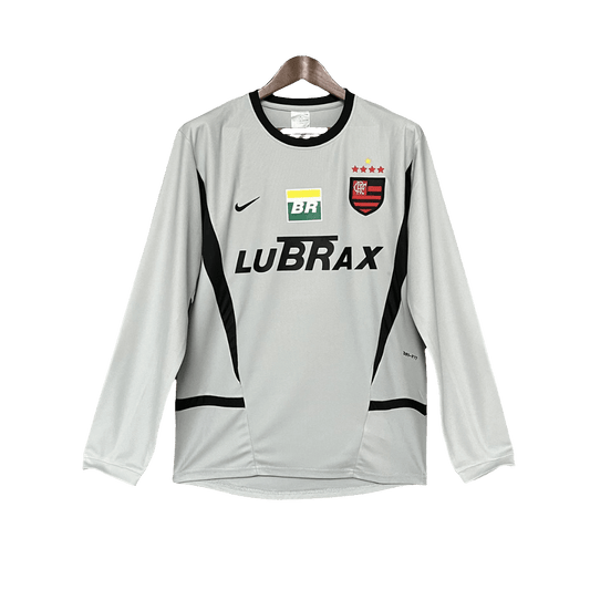 Camiseta de portero gris del Flamengo 02/03 - Versión retro de manga larga 