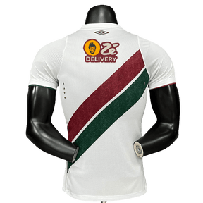 Camisa reserva do Fluminense 24/25 II - Todos os patrocinadores - Versão jogador 