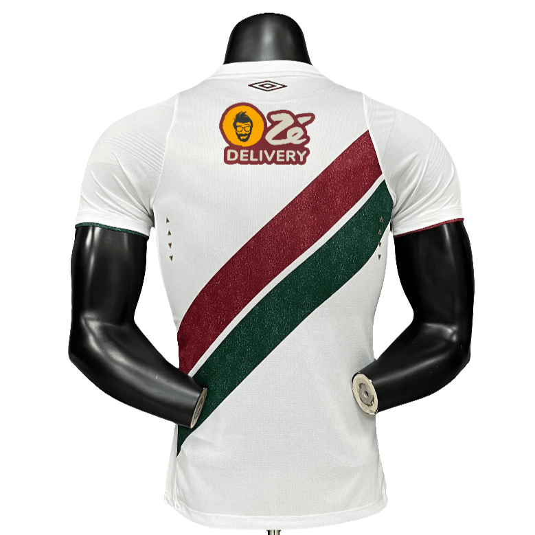 Camisa reserva do Fluminense 24/25 II - Todos os patrocinadores - Versão jogador 