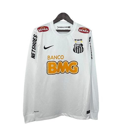 Camiseta local del Santos 11/12 I - Versión retro de manga larga 