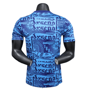 Camisa pré-jogo do Arsenal 25/26 - Azul - Versão Jogador 