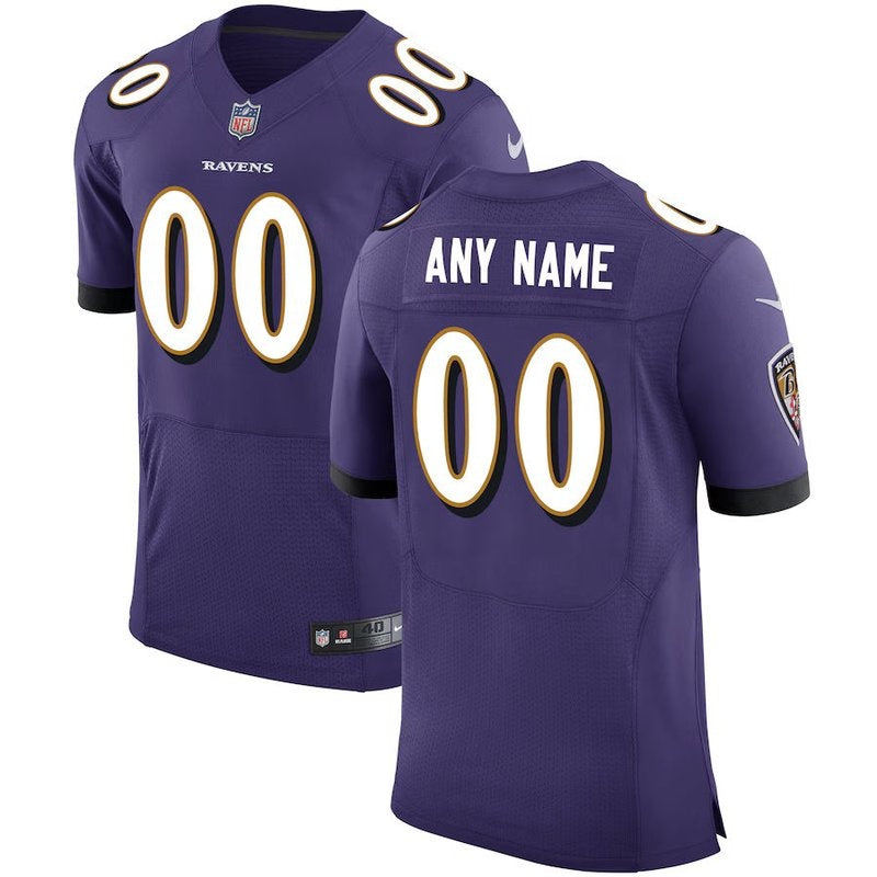 Camiseta personalizada de la NFL de los Baltimore Ravens - Speed ​​Machine - Morada