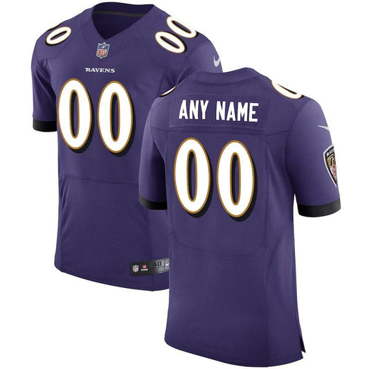 Camiseta personalizada de la NFL de los Baltimore Ravens - Speed ​​Machine - Morada
