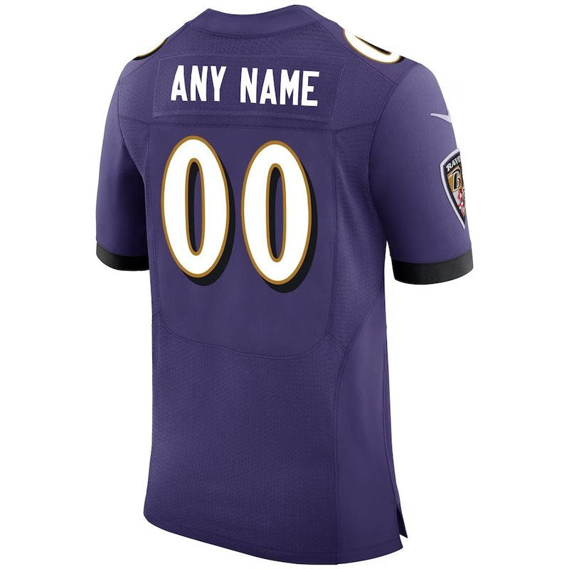Camiseta personalizada de la NFL de los Baltimore Ravens - Speed ​​Machine - Morada