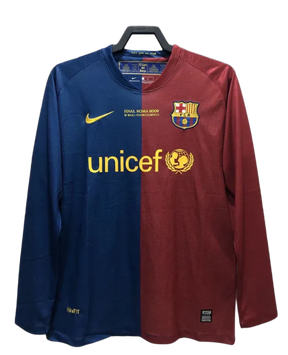Camiseta local del Barcelona 08/09 I - Versión retro de manga larga