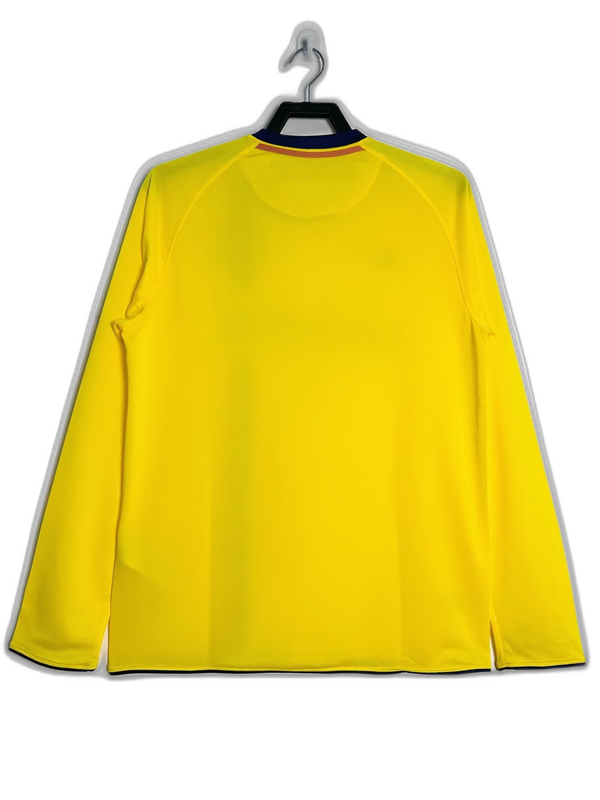 Camisa reserva do Barcelona 08/09 II - Versão retrô de manga comprida