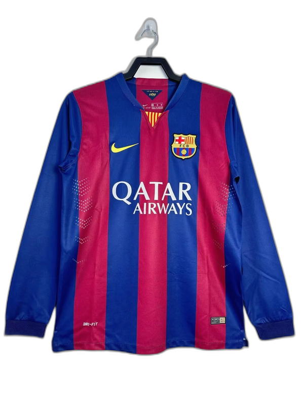Barcelona 14/15 I Home Manga Longa - Versão Retro