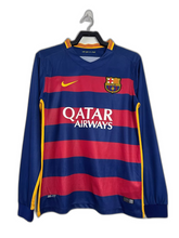 Camisa Barcelona 15/16 I Home - Manga Longa Versão Retro