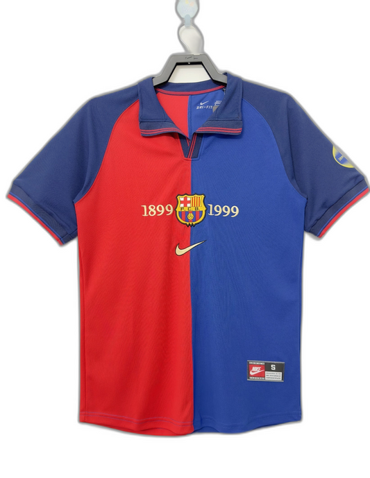 Camisa do Barcelona 1999 100º Aniversário - Versão Retro