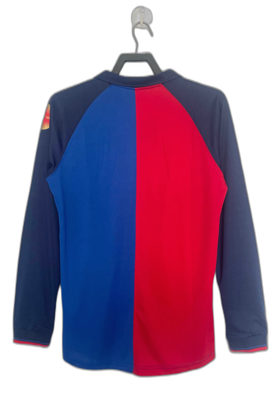 Camisa Barcelona 98/99 I Home - Manga Longa Versão Retro