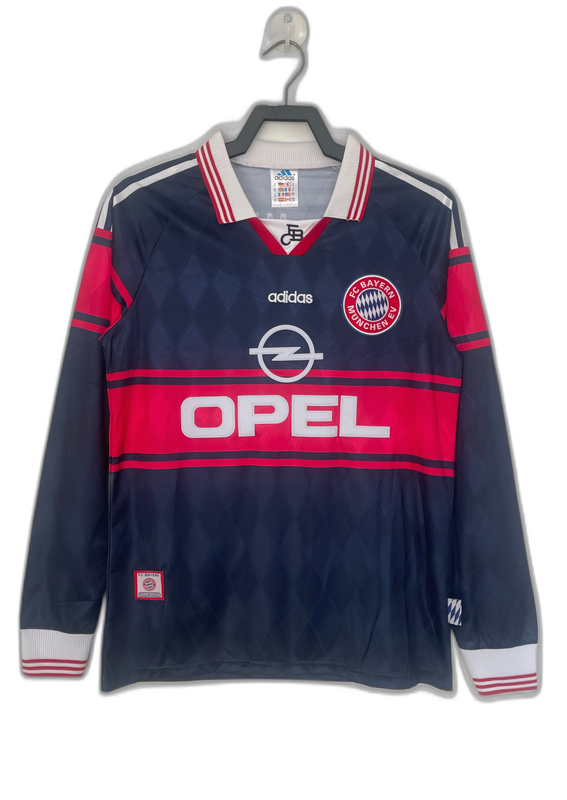 Camisa titular do Bayern de Munique 97/99 I - Versão retrô de manga comprida