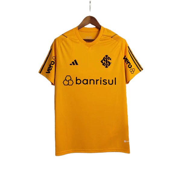 Camiseta de entrenamiento del Internacional 23/24 - Naranja - Todos los patrocinadores - Versión para aficionados 