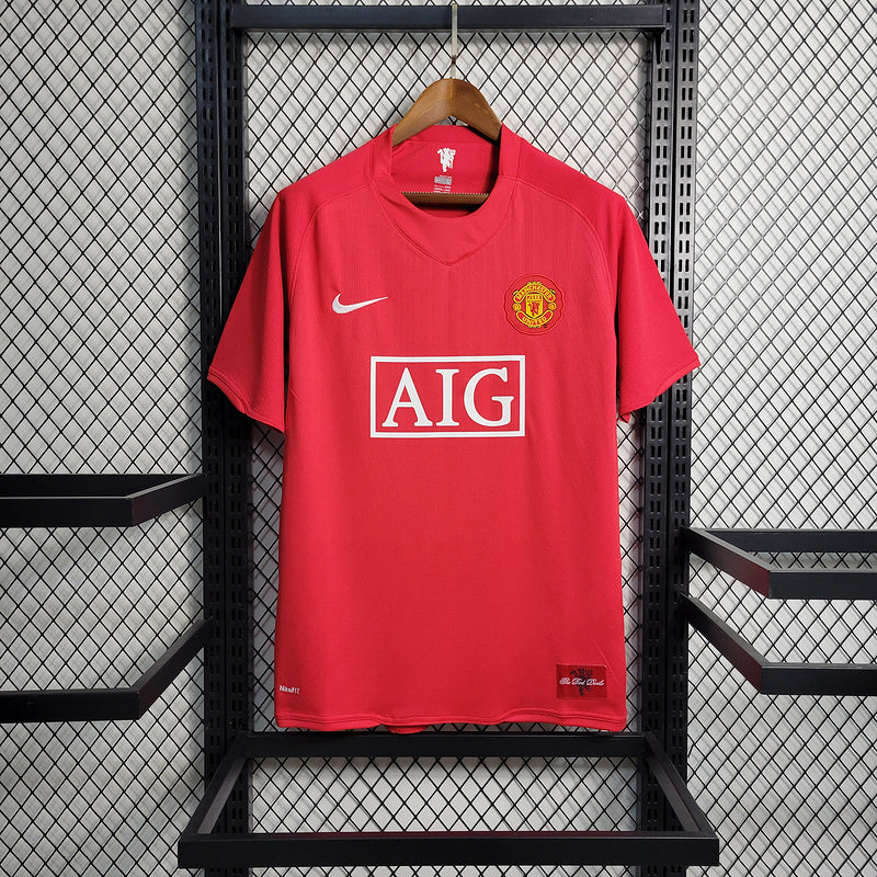 Imagem do produto Manchester United 07-08 home Retro com entrega para brasileiros no Reino Unido