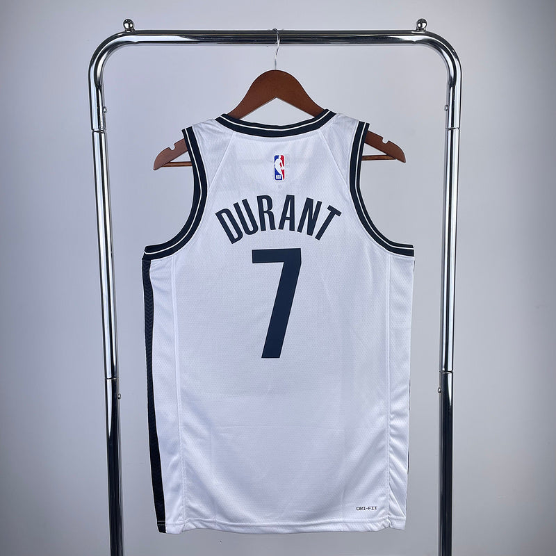 NBA BROOKLYN NETS KEVIN DURANT 7 WHITE